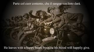 quotIl Reggimento di Papàquot  Italian Bersaglieri March English Subtitles [upl. by Sansbury]