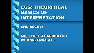 Les bases théoriques sur l’interprétation de l’ECG par Medical Mind [upl. by Kellyn74]