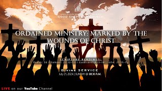 Ordained Ministry Marked by the Wounds of Christ  Divine Service  0830 AM 21 July 2024  CSIGSC [upl. by Nileak]