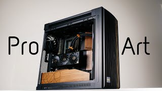 The All ProArt PC  DIY Wood Modded PA602 [upl. by Hnoj743]