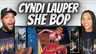 SO FUN FIRST TIME HEARING Cyndi Lauper  She Bop REACTION [upl. by Odlopoel]