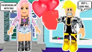 SONG LYRIC TEXT PRANK ON MY BOYFRIEND GONE WRONG Roblox Adopt And Raise A Cute Kid  Funny Moments [upl. by Binah]