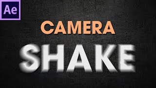 After Effects Tutorials  Create Camera shake effect  74 [upl. by Yrruc156]