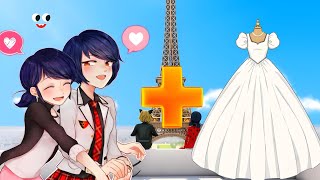 Alya Césaire As  Wedding dress 👗 Mod In Miraculous Ladybug And Other CharactersCatnoirLadybug786 [upl. by Anirod]