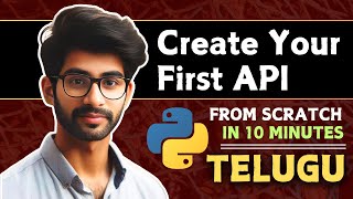 How to create API in Python in Telugu  Vamsi Bhavani [upl. by Libove]