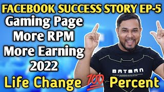 Facebook Gaming Page Success Story Facebook gaming page earning proof Facebook gaming page grow [upl. by Nahtanoj]