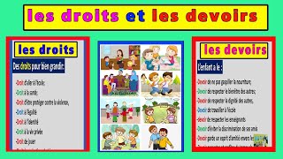 projet de classe les droits et les devoirs [upl. by Modern]