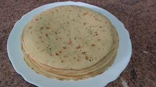 Masa para crepes salados comida de Marruecos [upl. by Aramad]