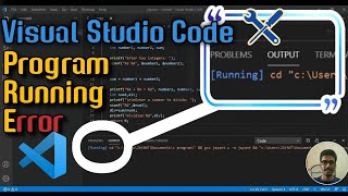 How to Run program In VS Code Terminal  VS Code Terminal not working CC [upl. by Tortosa]