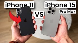 iPhone 15 Pro Max vs iPhone 11 Review  Time to Upgrade [upl. by Elleirua]