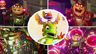 Yooka Laylee and the impossible Lair  All Bosses amp Ending [upl. by Airotnes538]