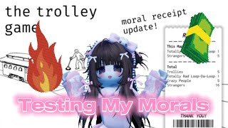 Testing My Morals In the Trolley Game [upl. by Atiuqal]