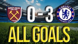 West Ham vs Chelsea Goals Fan Reactions [upl. by Disharoon]