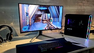 Dell Alienware AW3225QF amp AW2725DF QDOLED monitors Debuts with 4K amp Dolby Vision start at 900 [upl. by Aicilas]