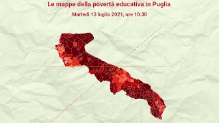 Le mappe della povertà educativa in Puglia [upl. by Radborne]