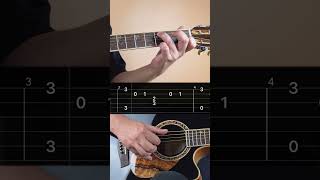 True Colors  Cyndi Lauper  Fingerstyle Guitar Tutorial with Tab shorts fingerstyleguitar [upl. by Atnod]