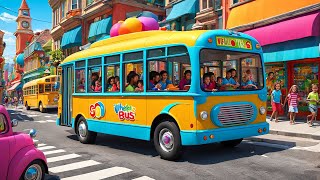 The Wheels on the Bus  Kids Songs  Nursery Rhymes  Fun and Learning [upl. by Bartley]