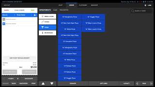 SkyTab POS Order Entry Views [upl. by Sinegra]