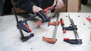 Bessey Jorgensen amp Harbor Freight Fclamp comparison and review [upl. by Daeriam]