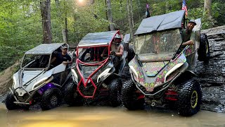 CFMOTO ZFORCE 950 HO EX Crew vs Canam X3 Rock Crawling Pt1 [upl. by Ahsiekrats]