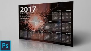 How To Create a Professional Calendar in Photoshop [upl. by Llerad423]