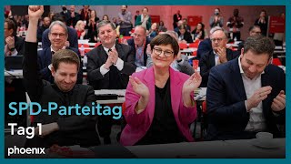 SPDBundesparteitag in Berlin Tag 1 [upl. by Atteval]