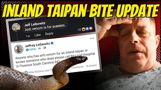 Taipan Bite Disaster Man Hospitalized and 14 Snakes Dead The Jeffrey Leibowitz Story [upl. by Eicrad]