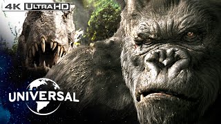 King Kong  V rex Fight in 4K HDR [upl. by Beard]