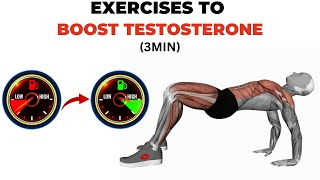 3 Minute Testosterone Boosting Routine [upl. by Auqenet]