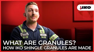 What Are Granules How IKO Shingle Granules Are Made at The Ashcroft Granule Facility [upl. by Nagol]