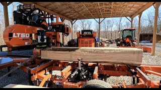 It Has Arrived Detailed instruction on WoodMizer LT50 Sawmill [upl. by Arihppas755]