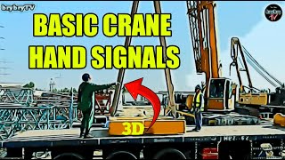 BASIC CRANE HAND SIGNALS rigging mobilecrane liebherr [upl. by Gnos44]