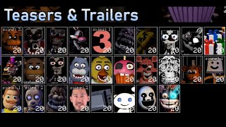 Ultra Custom Night 1645  CHARACTER MECHANIC WALKTHROUGHS  Teasers amp Trailers [upl. by Hannie]