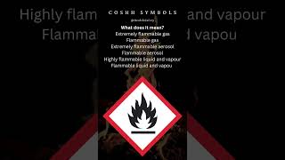 flammable COSHH symbol [upl. by Torto]