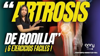 Artrosis de Rodilla 😣  Rutina de Ejercicios para Mejorar Movilidad y Fuerza 💥artrosis rodilla [upl. by Alia]