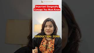 Must Know Geography Concept – Subduction Zone  UPSC Essentials upsc geographyoptional [upl. by Icul]