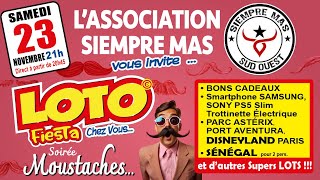 LOTO FIESTA chez Vous du Samedi 23 Novembre 2024 [upl. by Ettenrahs278]