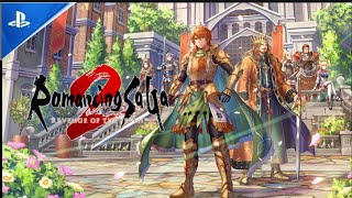 ROMANCING SAGA 2 REVENGE OF THE SEVEN PS5PS4 GAMEPLAY TRAILER [upl. by Eimrots]