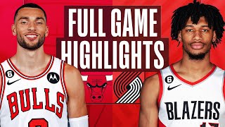 BULLS at TRAIL BLAZERS  FULL GAME HIGHLIGHTS  March 24 2023 [upl. by Yrol]