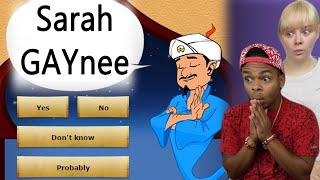 This Game Hates My Girlfriend Ft Sarah Kaynee Akinator [upl. by Ronoc]