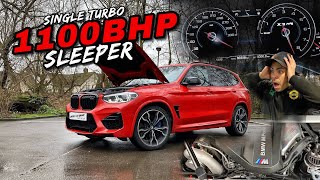 THE WORLDS CRAZIEST X3M 1100BHP SINGLE TURBO SLEEPER [upl. by Hutchinson]