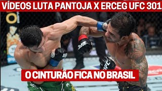 ALEXANDRE PANTOJA DEFENDE CINTURÃO BRASILEIRO NO UFC 301 [upl. by Gine]