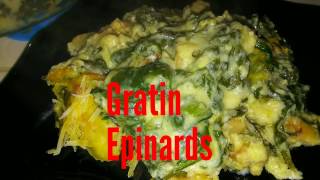 Gratin épinards غراتان السلق بكريمة المورني [upl. by Liddy]