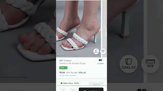 Ajio Heels under ₹400 👠♥️ajiohaul ajioshoppinghaul ajioheels viralshorts ajiosale viralvideo [upl. by Asilanom]