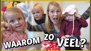 NiEUWE KiNDERKLEDING VOOR 3 KiDS 😱  Bellinga Familie Vloggers 1306 [upl. by Llennhoj627]