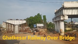 Ghatkesar railway over bridge ll Oct 2024 progress orr hyderabad [upl. by Katine]