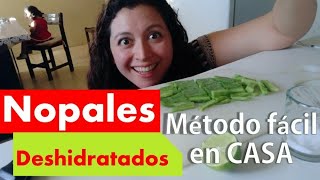 Deshidratar nopales en casa con sol método de conservación de alimentos para tiempos de crisis 2020 [upl. by Marigold]