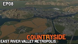 Cities Skylines 2 8 European styled farms layout Speedbuild 230k metropolis [upl. by Enrobso]