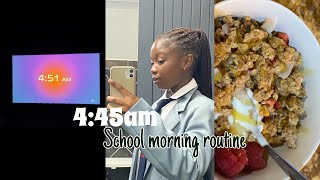 My 4am school morning routine [upl. by Burris135]