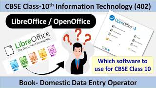 LibreOffice vs OpenOffice  कोनसा software use kre class10 k liye libreoffice openoffice [upl. by Santana]